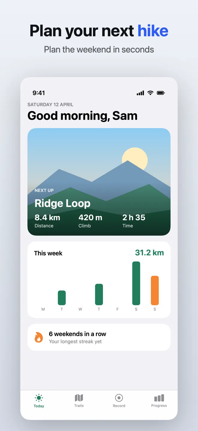 An iPhone App Store screenshot in the Frameless template.