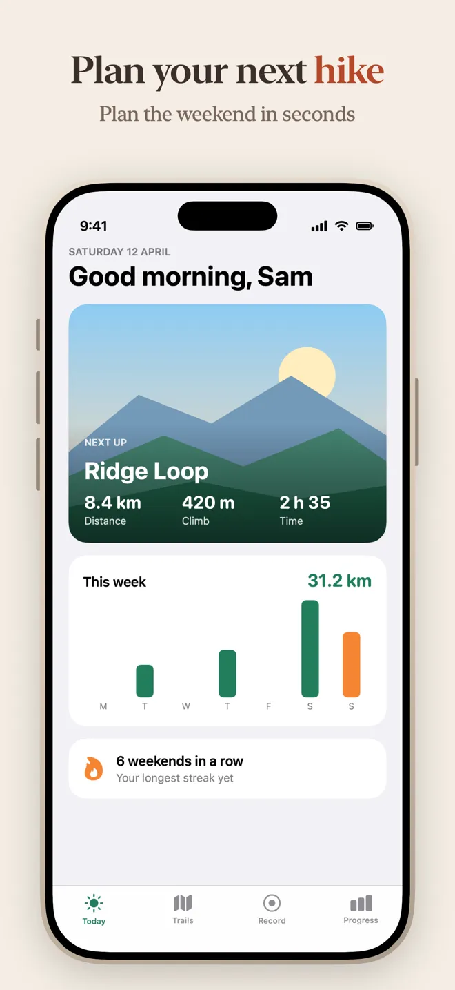 An iPhone App Store screenshot in the Paper template.