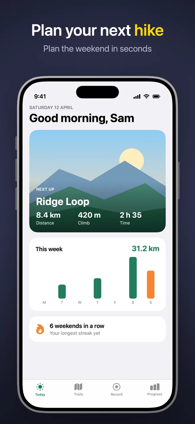 An iPhone App Store screenshot in the Spotlight template.