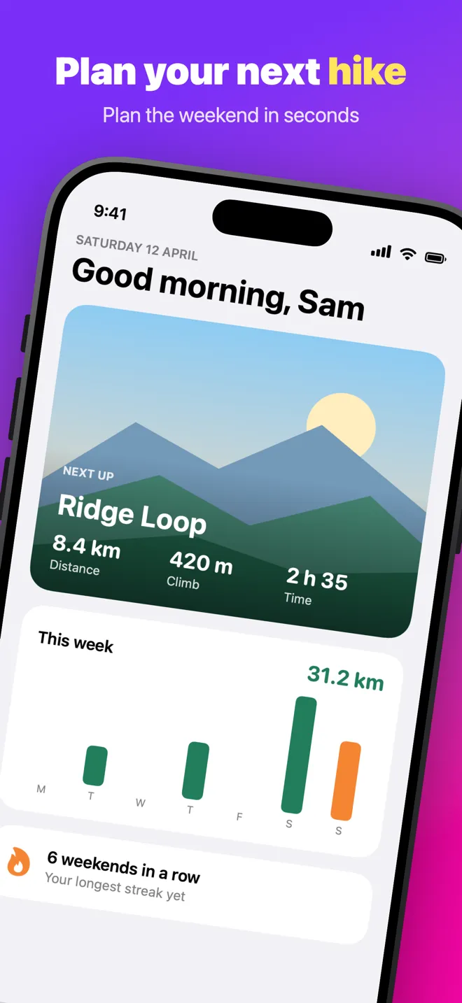 An iPhone App Store screenshot in the Tilted template.